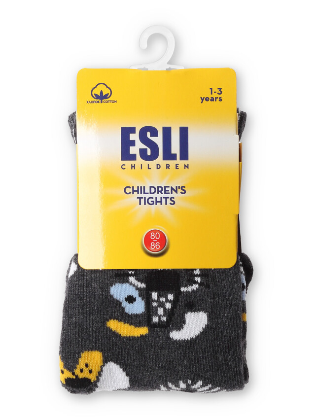 Колготки дитячі E 21С-72СПЕ, р.80-86 (14),596 темно-сірий - 2