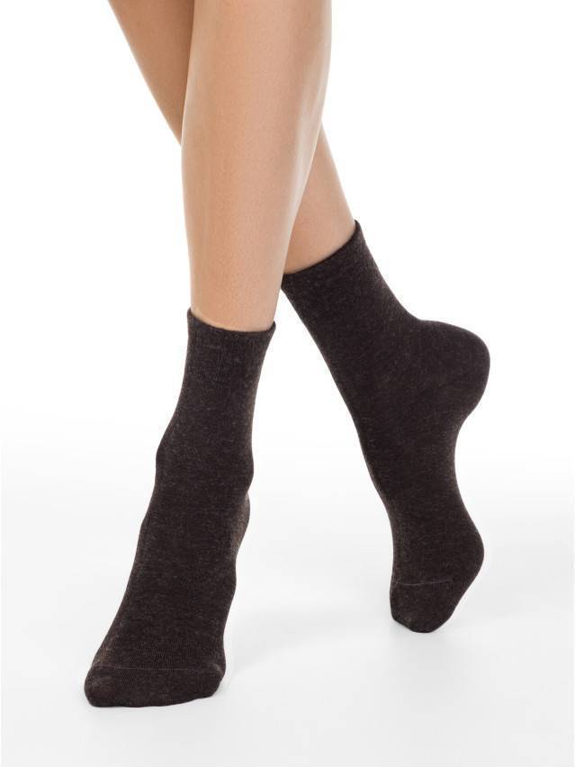 Комфортные теплые женские Шкарпетки из вискозы с кашемиром, однотонные. - 1