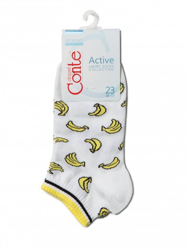 Шкарпетки жіночі бавовняні ACTIVE (короткі) 17С-31СП, р.36-37, 111 білий - 3