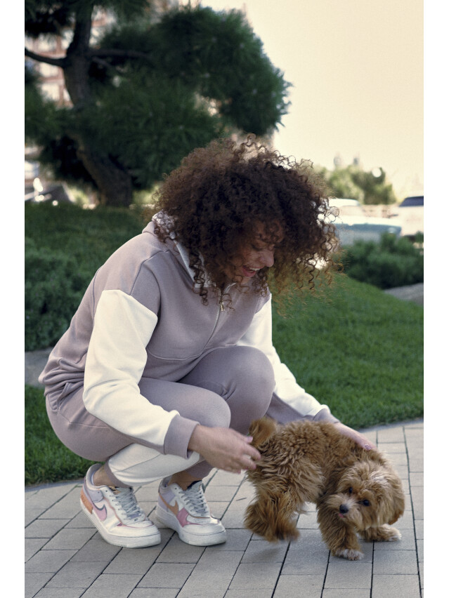 Брюки жіночі EL 31525, р.XL, latte cream - 5