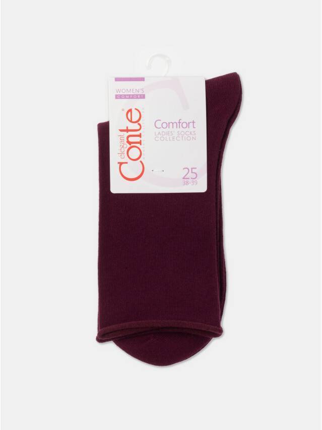 Шкарпетки жіночі бавовняні CE COMFORT (без гумки) 19С-101СП, р.36-37, 000 фіолетовий - 5