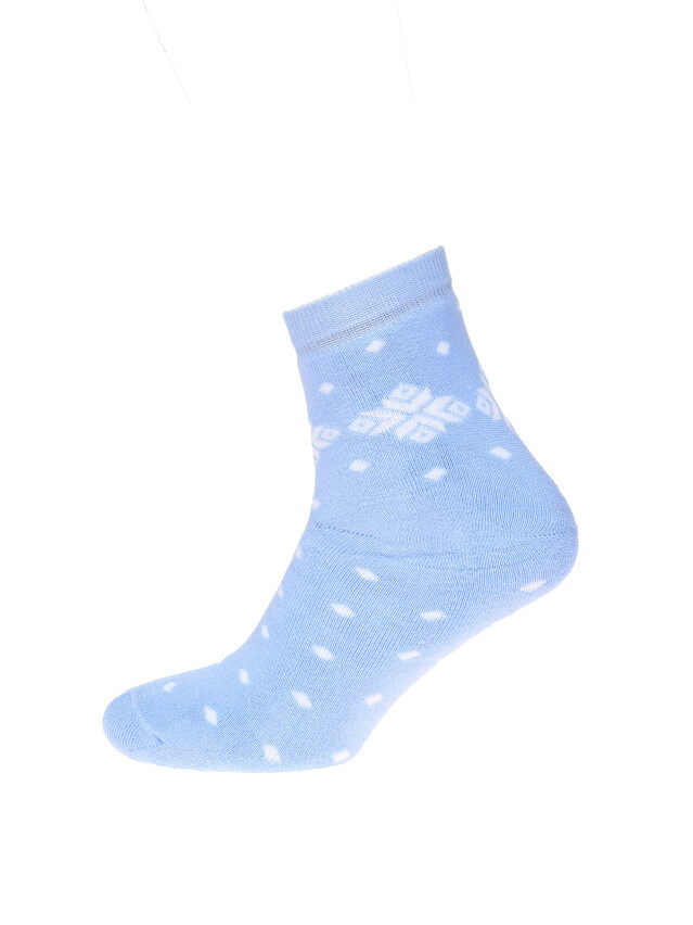 Жіночі шкарпетки Л&П 140 (махрові),р.36-40, 19 блакитний - 1