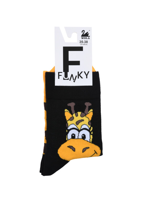 Шкарпетки Funky W94.N02 р.35-38 92 чорно-жовтий/blackyell - 4