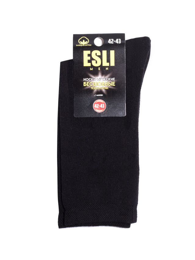 Шкарпетки чоловічі ESLI C-MC-01, р.27, 000 чорний - 2
