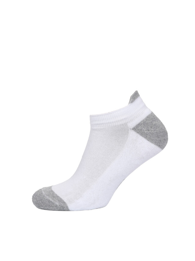 Жіночі шкарпетки MS M0104S (махрова стопа) р.36-40, 16 білий-сірий - 1