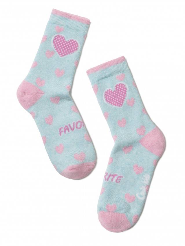 Комфортні теплі махрові дитячі шкарпетки з бавовни, з малюнками. Для дівчаток і хлопчиків. - 1