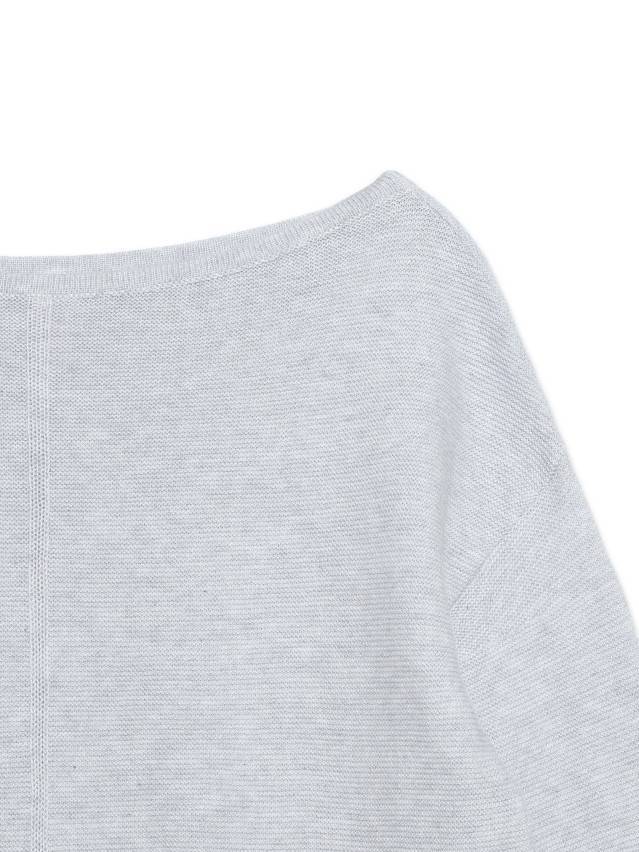 Джемпер жіночій трикотажни й прямого сілуету с рукавами 3/4. Виріз горловини круглий і оброблен прикетлеваною одинарной бейкою. - 6