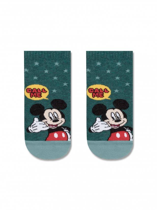 Укорочені бавовняні шкарпетки для маленьких непосид. У шкарпетках із зображенням смішних Міккі і Мінні Маус грати, бігати і - 1