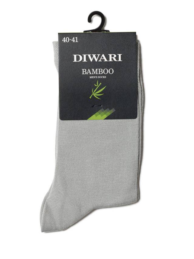 Шкарпетки чоловічі DiWaRi BAMBOO, р. 25, 000 сірий - 2