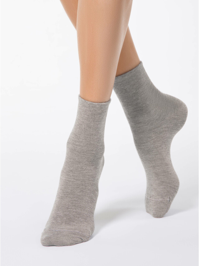 Шкарпетки жіночі віскозні LEV L0225S (ангора),р.36-37, 000 grey-beige - 1