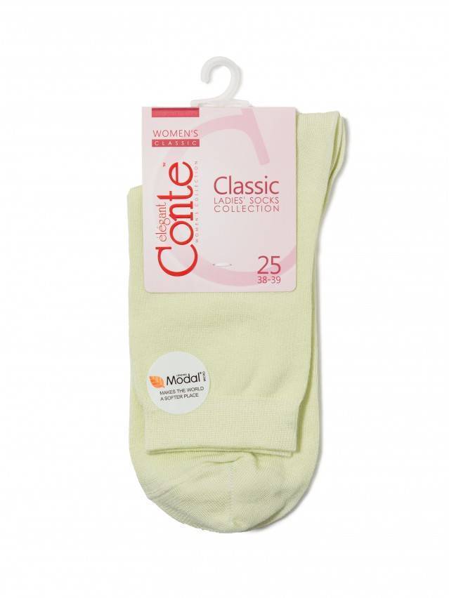 Шкарпетки жіночі віскозні CLASSIC (мікромодал) 13С-64СП, р. 23, 000 салатовий - 3