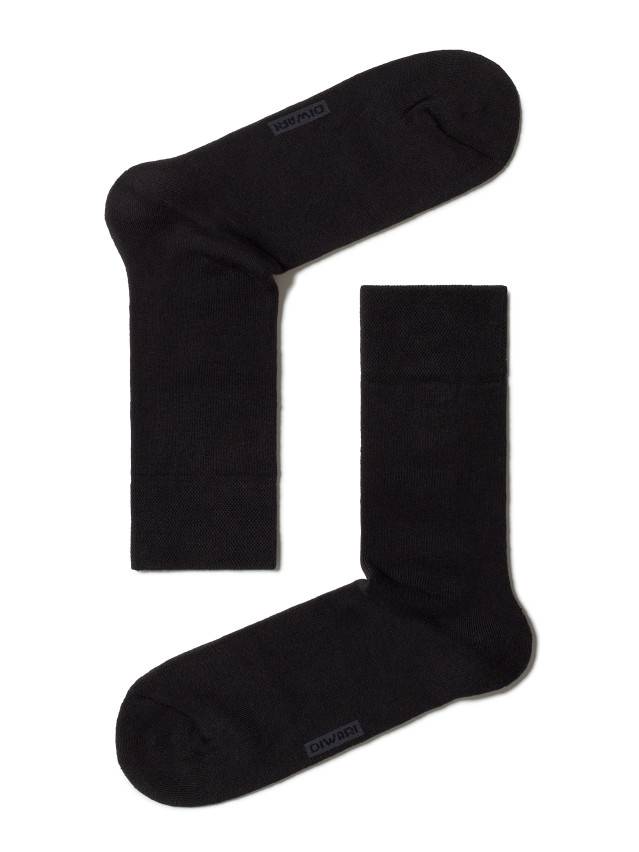 Шкарпетки чоловічі DiWaRi BAMBOO, р. 25, 000 чорний - 1