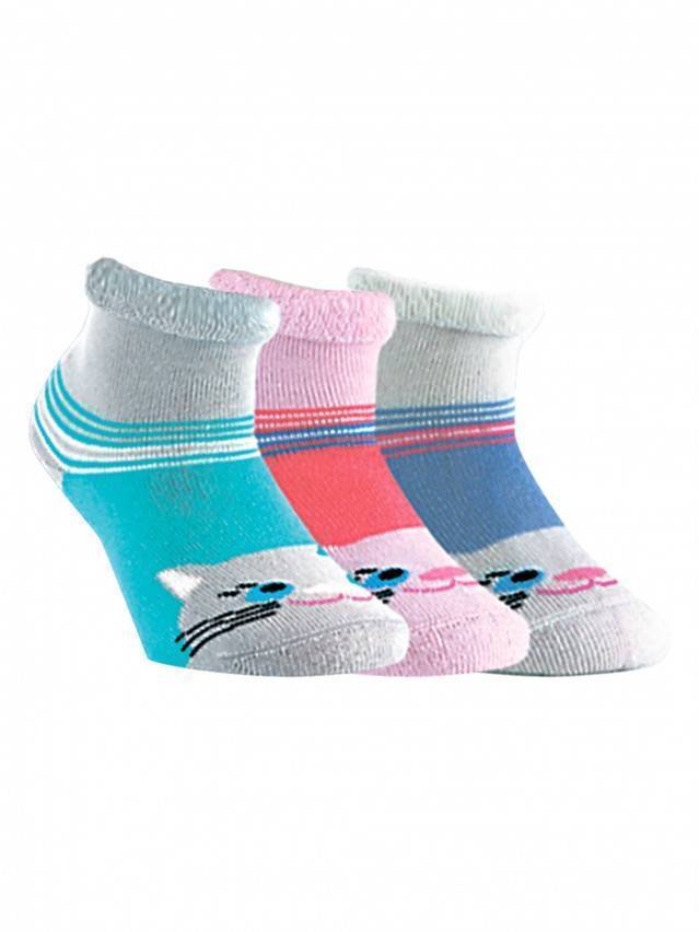 Шкарпетки дитячі SOF-TIKI, р. 12, 071 білий-св.-фіолетовий - 1