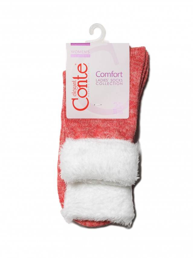 Шкарпетки жіночі поліамідні COMFORT 17С-173СП, р.36-37, 000 червоний - 3