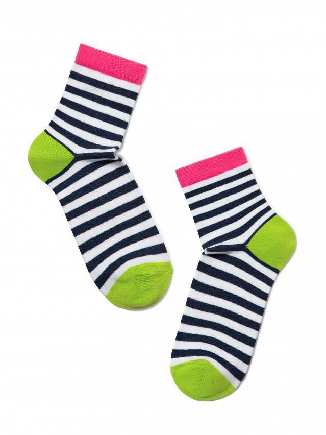 Шкарпетки жіночі бавовняні CLASSIC, р. 23, 087 білий-чорний - 2