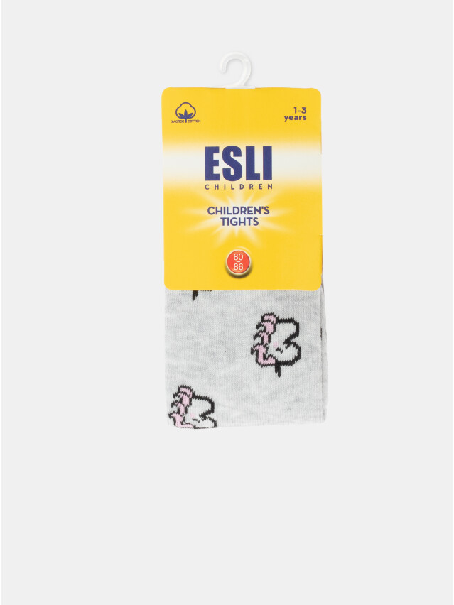 Колготки дитячі E 21С-72СПЕ, р.80-86 (14),586 світло-сірий - 2