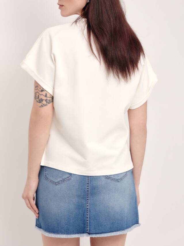 Жіноча футболка CE LD 1773, р.170-84, ecru - 3