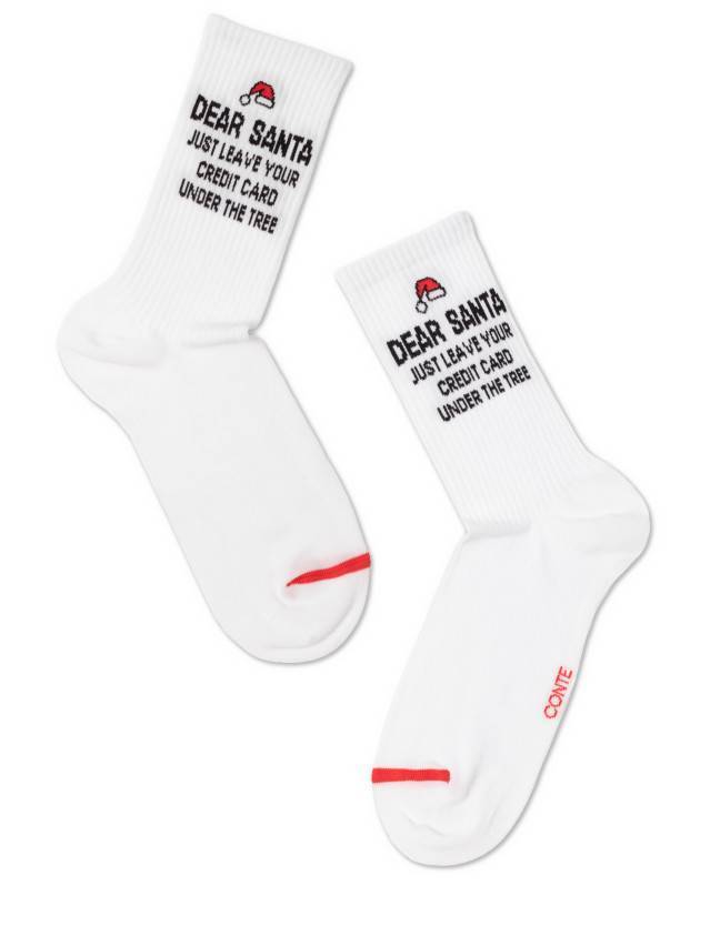 Шкарпетки жіночі бавовняні CE NEW YEAR 21С-34СП, р.36-39, 279 білий - 4