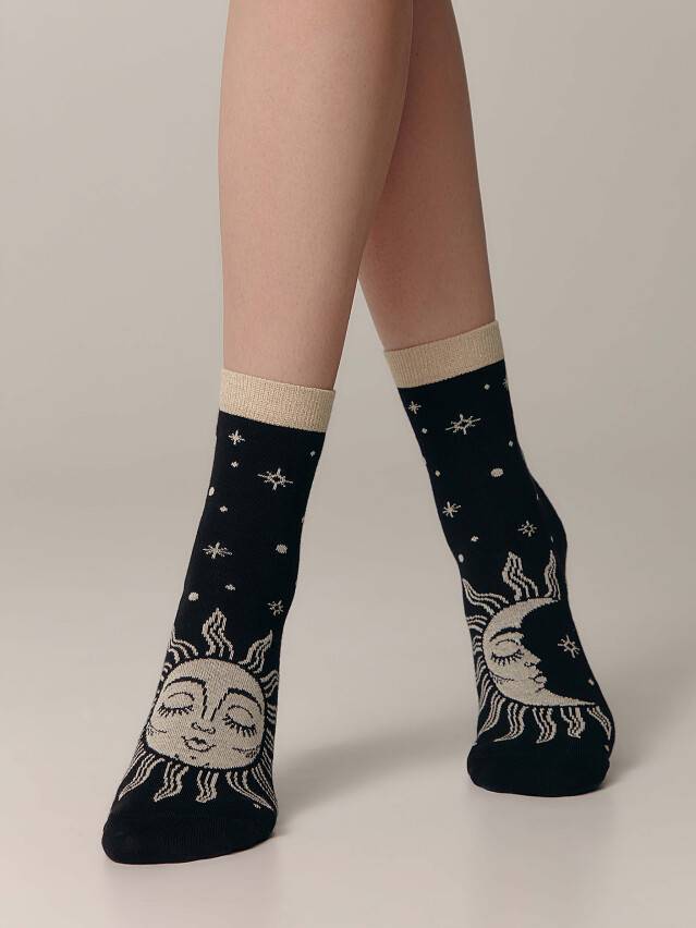 Шкарпетки жіночі бавовняні CE HAPPY 18С-227СП, р.36-39, 355 чорний - 2