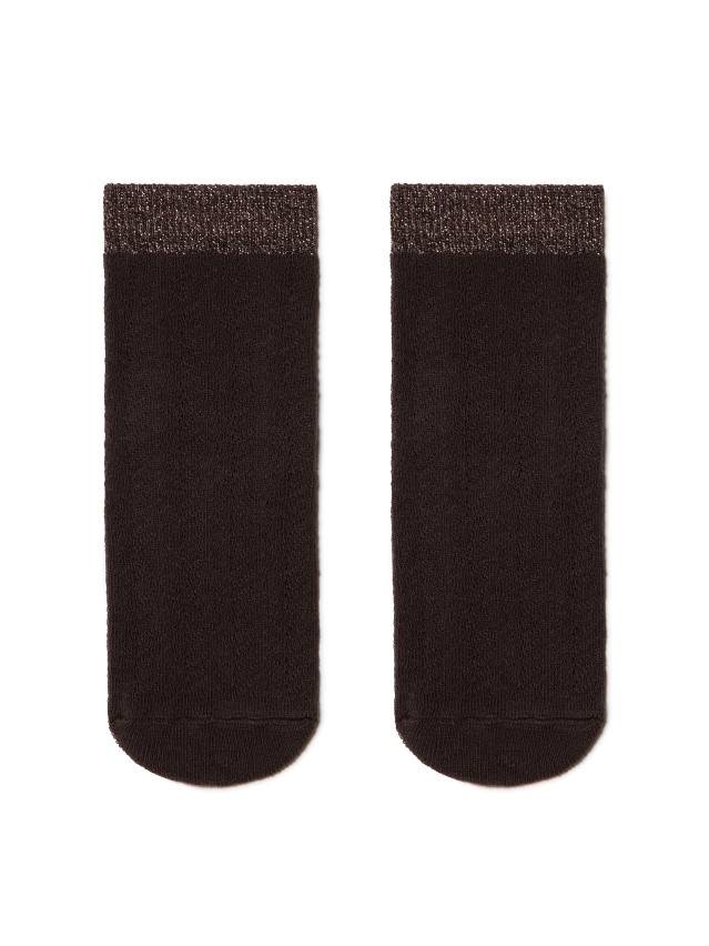 Шкарпетки жіночі бавовняні AJOUR (люрекс) 15С-82СП, р.36-37, 076 шоколадний - 2