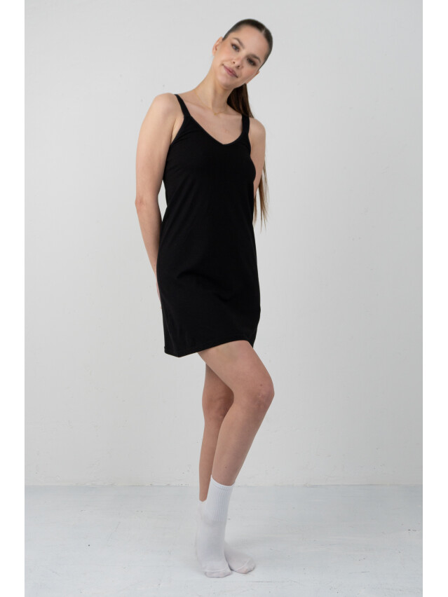 Нічна сорочка NEW LUXURIES EL 1545, р.S, black - 2