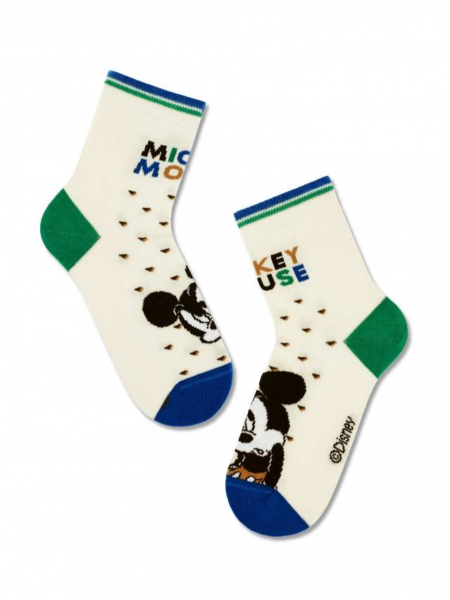 Комфортні бавовняні шкарпетки із зображеннями веселого Міккі і чарівною Мінні Маус. В барвистих шкарпетках Conte-kids атмосфера - 2