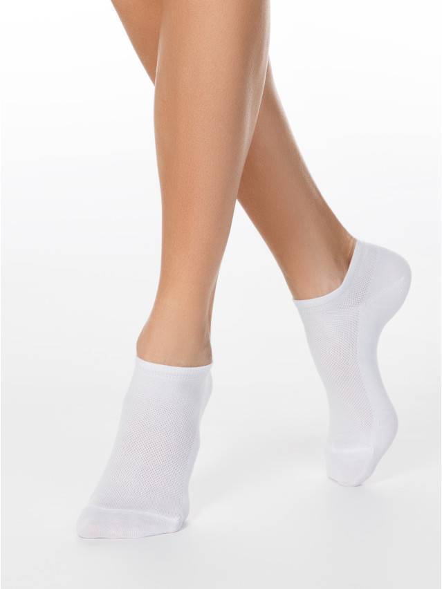 Укорочені жіночі шкарпетки з бавовни, спортивного призначення, з малюнком 