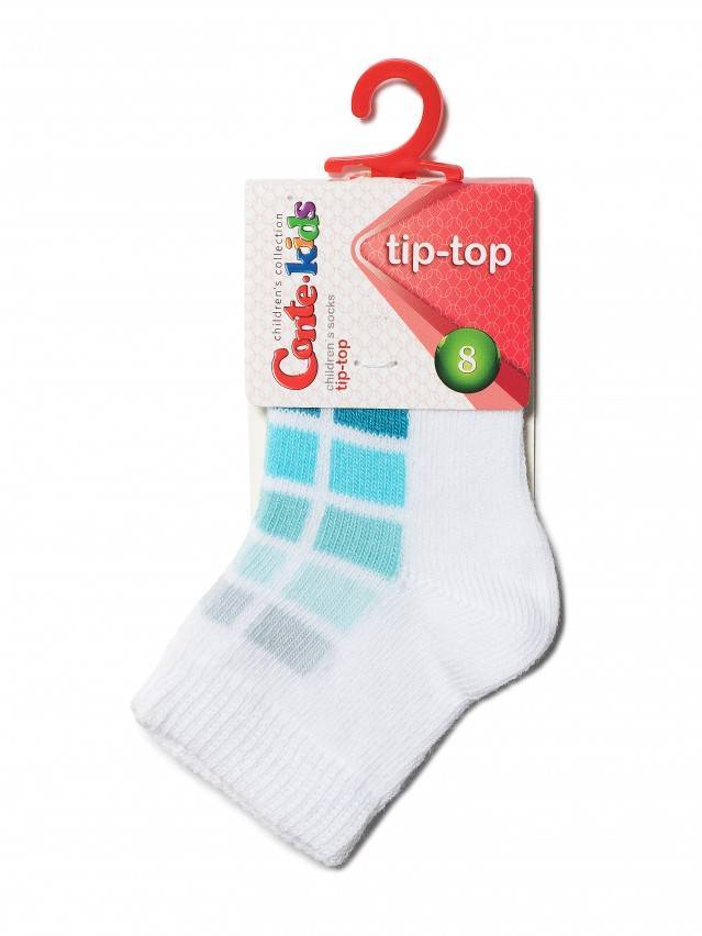 Шкарпетки дитячі TIP-TOP, р.10, 217 білий-бірюза - 2