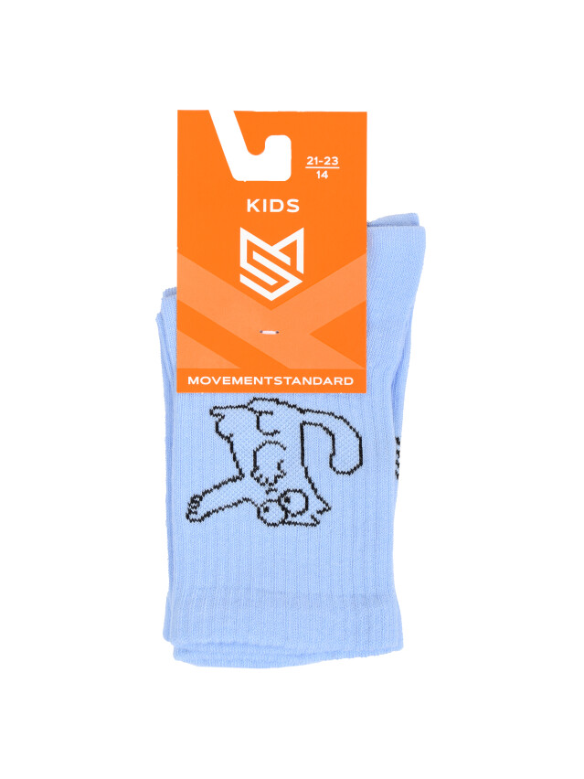 Шкарпетки дит. MS M0401S/2, р.21-23, 32 блакитний (2 пари) - 6