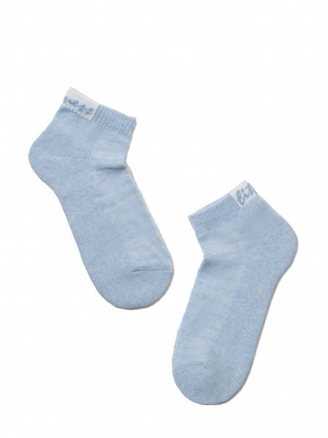 Шкарпетки жіночі бавовняні ACTIVE (короткі, махр. стопа) 16С-92СП, р. 23, 091 світло-блакитний - 2