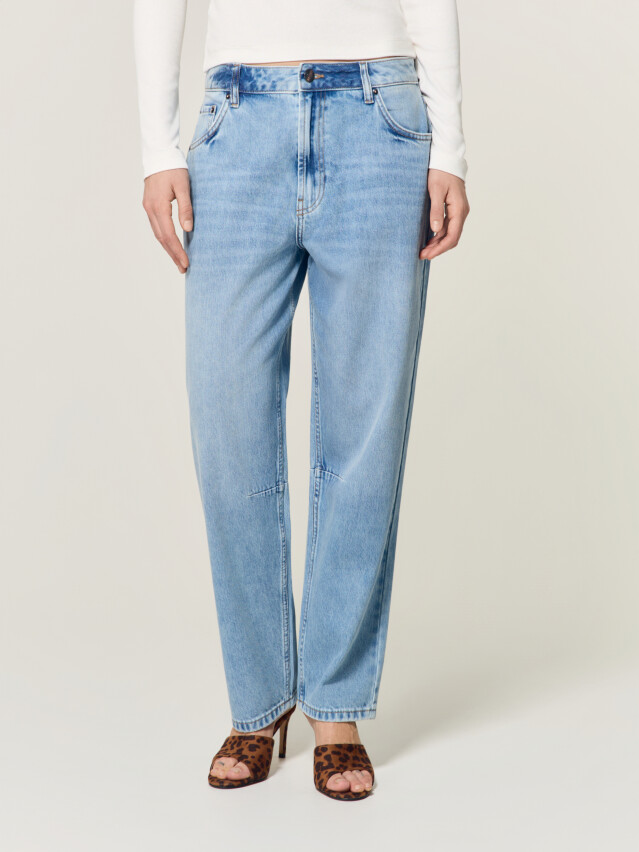 Брюки джинсові жін. CON-856, р.170-102, light blue - 4