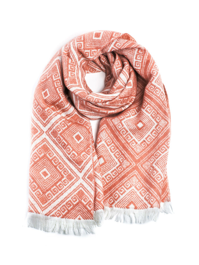 Аксесуар ESLI Шарф жіночий ES098, р.180,0х50,0, персиковий - 1