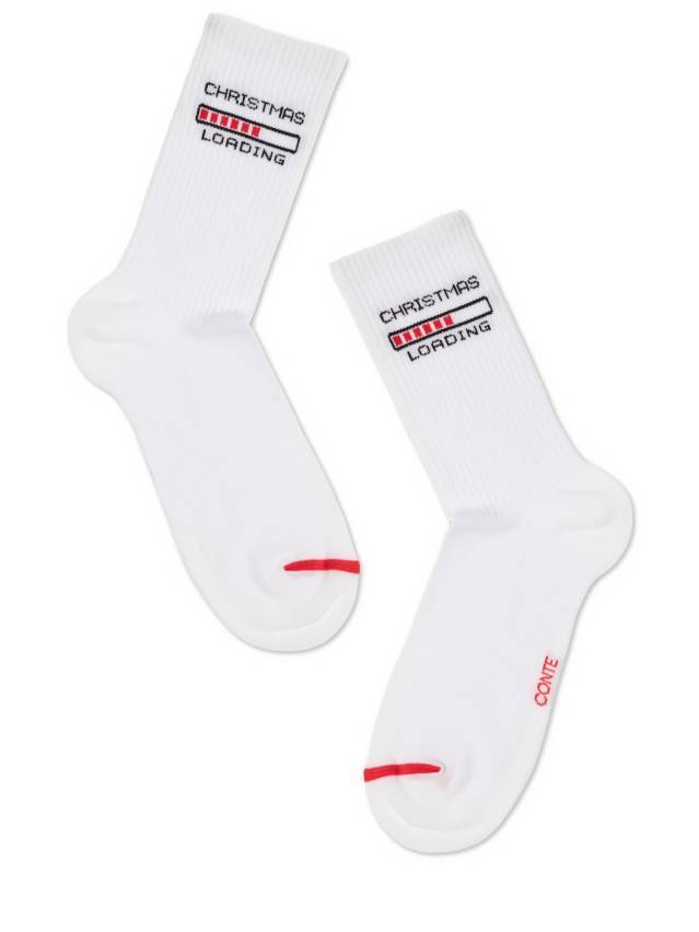 Шкарпетки жіночі бавовняні CE NEW YEAR 21С-34СП, р.36-39, 281 білий - 4