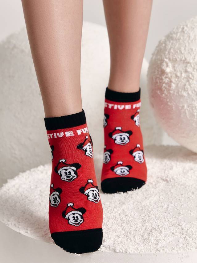 Шкарпетки жіночі бавовняні CE NEW YEAR DISNEY 21С-74СПМ, р.36-39, 648 червоний - 2