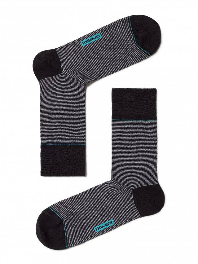 Шкарпетки чоловічі HAPPY, р. 25, 045 чорний-сірий - 1