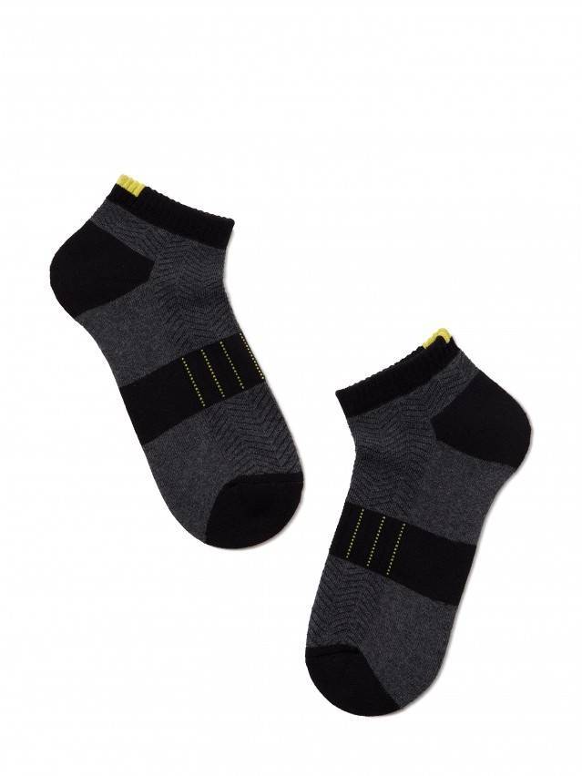 Шкарпетки жіночі бавовняні ACTIVE (короткі, махр. стопа) 16С-92СП, р. 23, 092 темно-сірий - 2