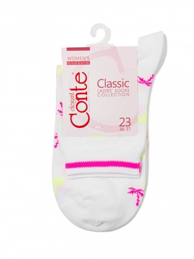 Шкарпетки жіночі бавовняні CLASSIC 15С-15СП, р. 23, 089 білий - 3