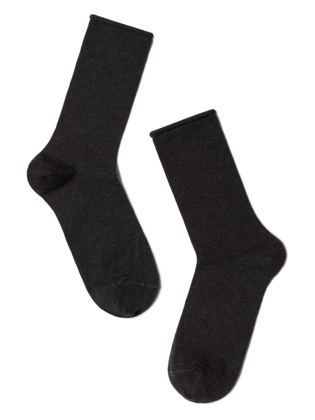 Шкарпетки жіночі бавовняні LEV L0248S (без гумки),р.36-37, 000 black - 2
