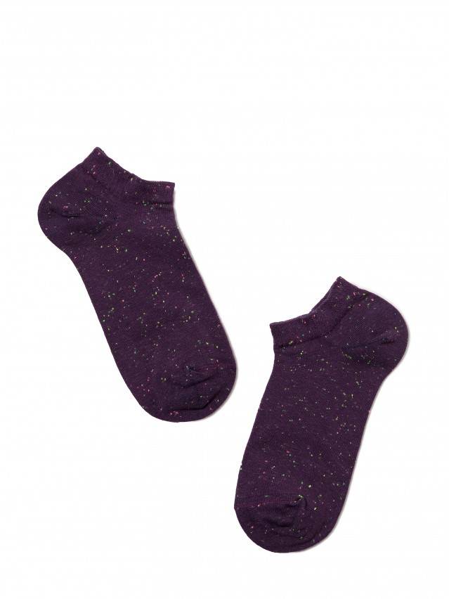 Шкарпетки жіночі бавовняні ACTIVE (ультракороткі, pixels) 16С-62СП, р. 23, 085 баклажан - 2