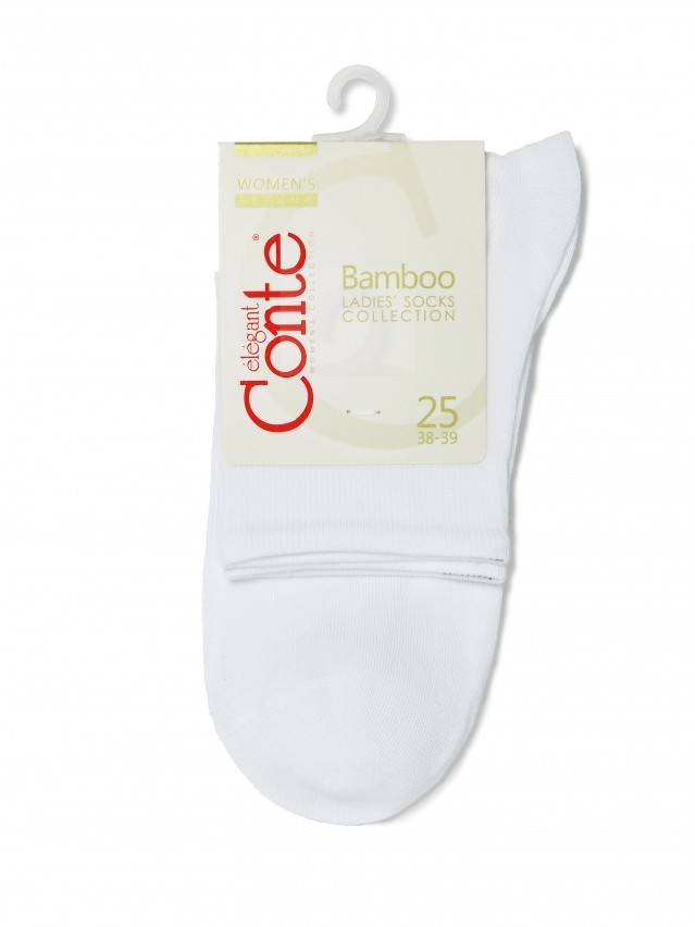 Шкарпетки жіночі віскозні BAMBOO 13С-84СП, р. 23, 000 білий - 3