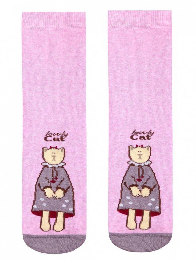 Шкарпетки дитячі ВЕСЕЛІ НІЖКИ (махрові, з антиковзаючим покриттям) 17С-45СП, р.16, 292 світло-рожевий - 2