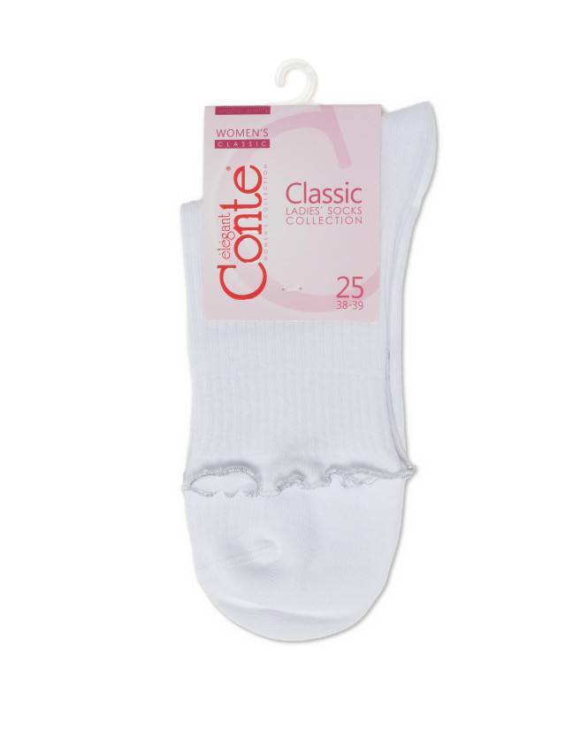 Шкарпетки жіночі бавовняні CE CLASSIC 20С-172СП, р.23, 253 білий - 3