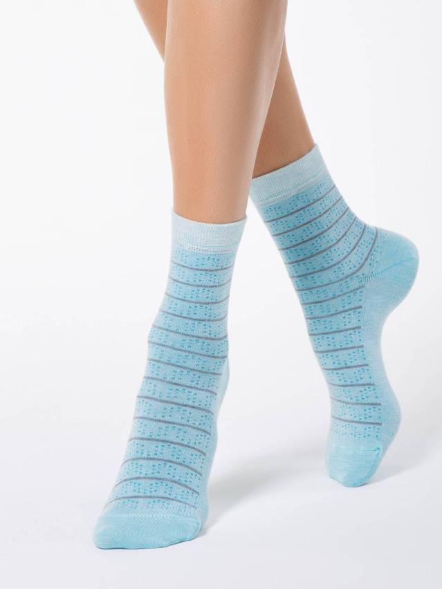 Шкарпетки жіночі віскозні COMFORT (кашемір) 14С-66СП, р. 23, 047 блідо-бірюзовий - 1