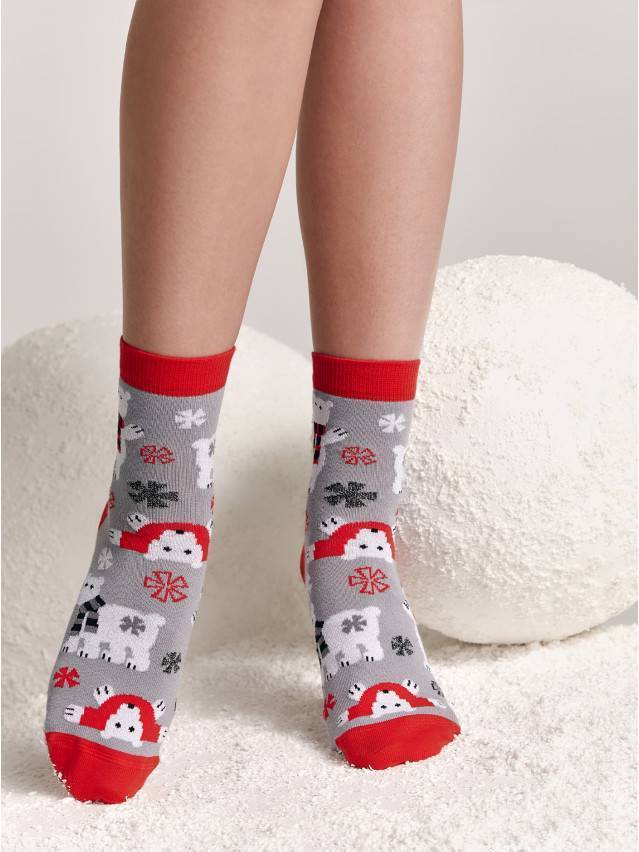Шкарпетки жіночі бавовняні CE NEW YEAR 21С-73СП, р.36-39, 647 сірий - 1