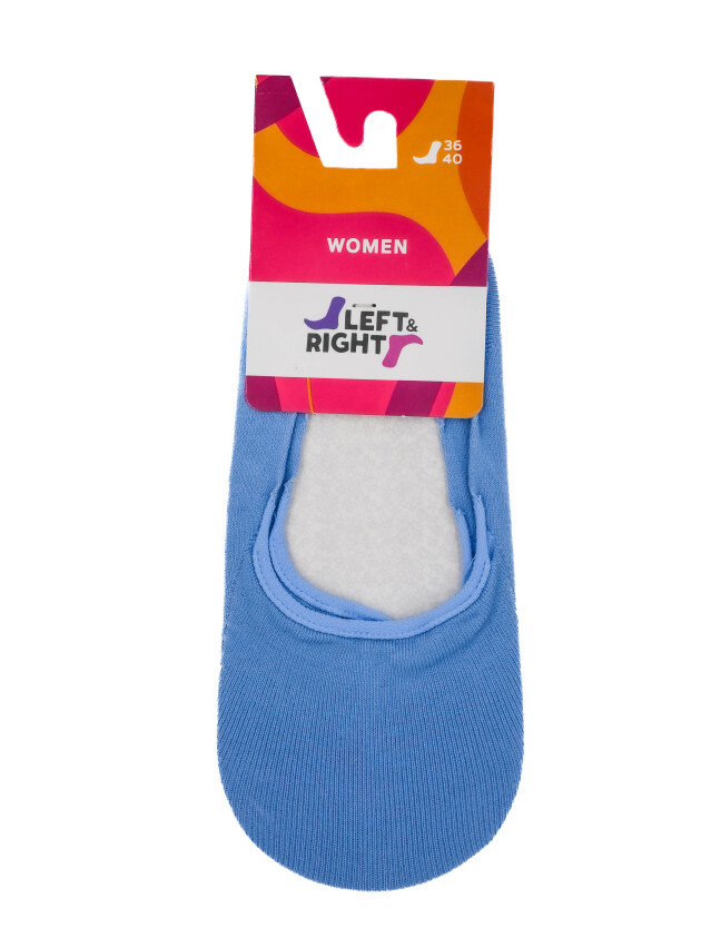 Жіночі шкарпетки Л&П 150 (підслідники),р.36-40, 00 блакитний - 2