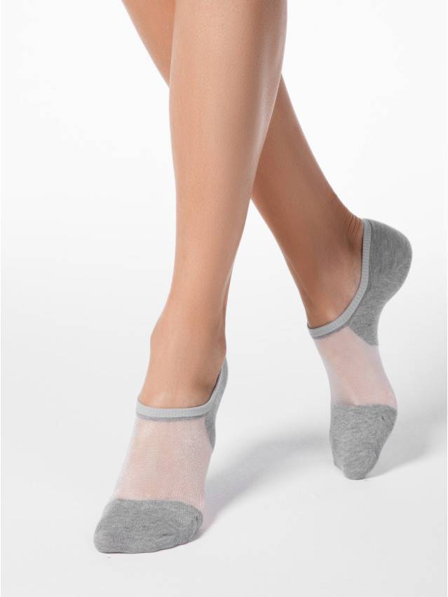 Шкарпетки жіночі бавовняні ACTIVE (ультракороткі) 18С-4СП, р.36-37, 000 сірий - 1