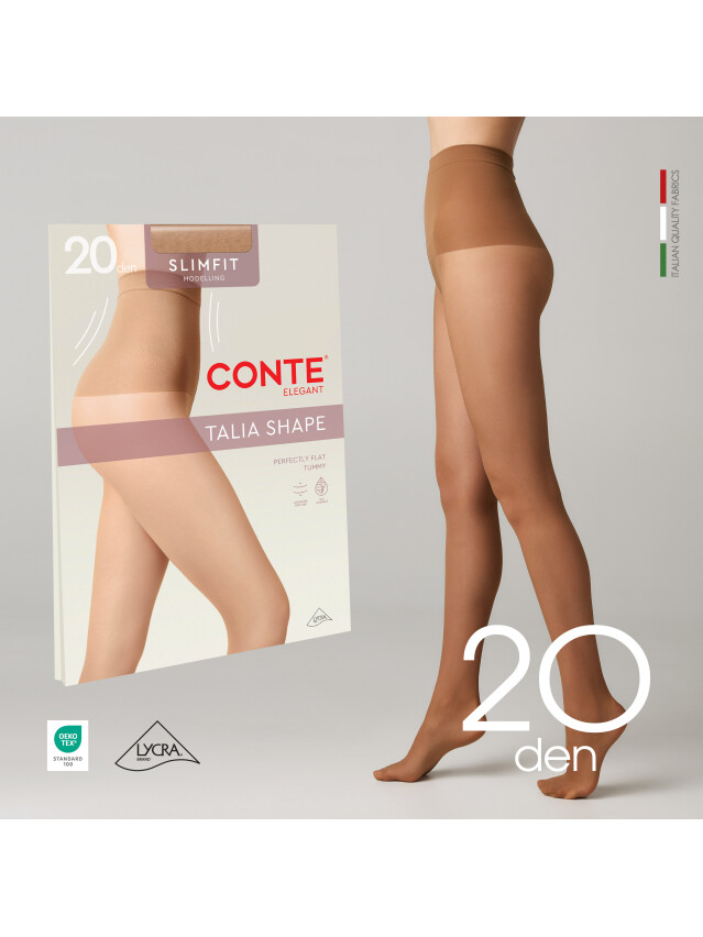 Колготки жін. CE SLIMFIT 20 (EU),р.2, Bronz - 2