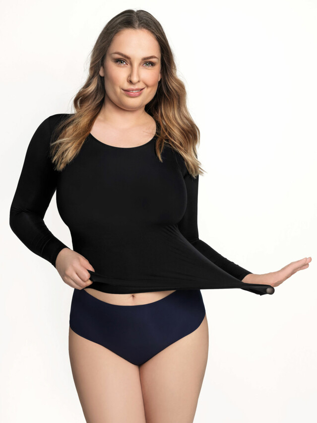 Лонгслів жін.CR Kylie 51770, р.One size, чорний - 2