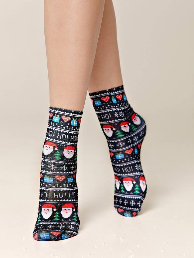 Шкарпетки жіночі бавовняні CE FANTASY (короткі) 21С-112СП, р.36-39, 500 чорний - 2