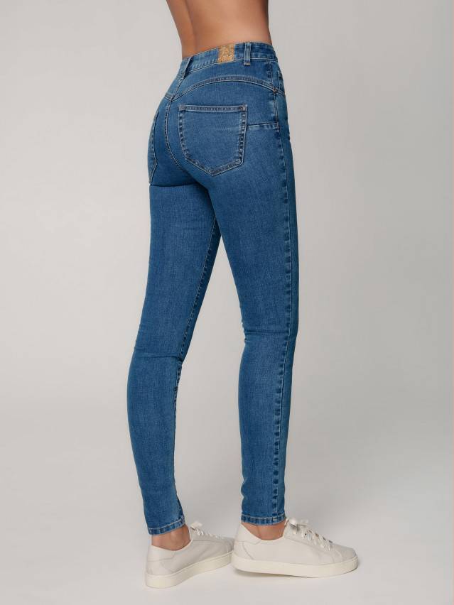 Брюки джинсовые женские CE CON-296, р.170-90, mid blue - 5